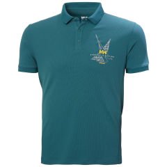 Helly Hansen Hp Race Polo Erkek T-Shirt Yeşil - L