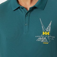 Helly Hansen Hp Race Polo Erkek T-Shirt Yeşil - L