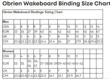 OBRIEN CONNECT 4-8  WAKEBOARD BAĞLAMA