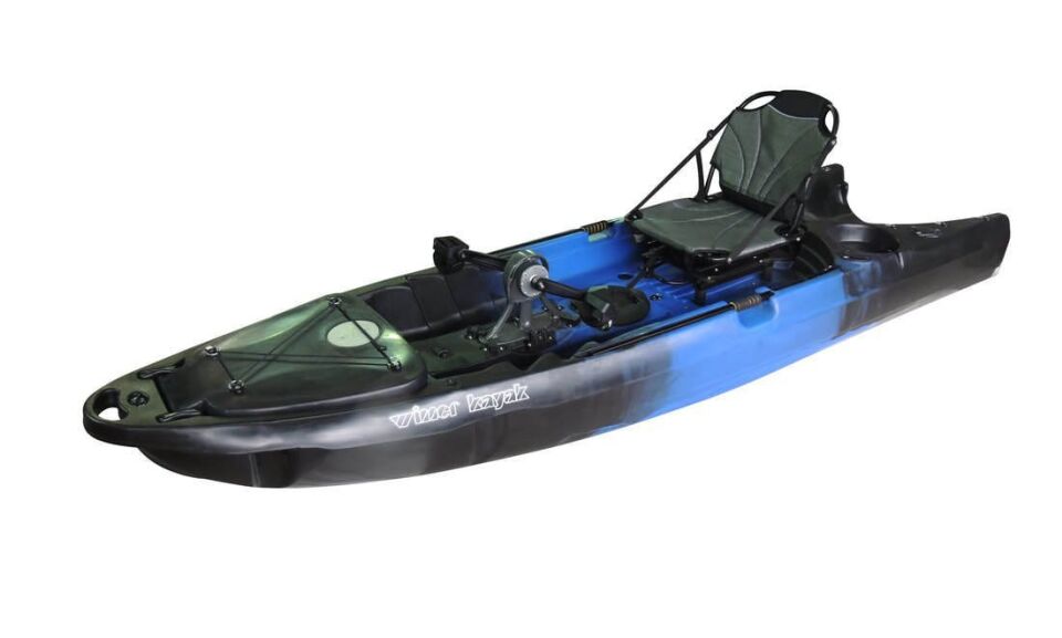 MultiMO Pro Angler (Pedal kayak) SİYAH -MAVİ -SİYAH