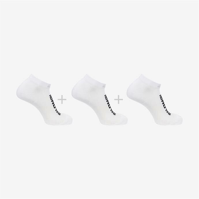 Salomon Everyday Low  3 Pack Çorap beyaz-beyaz-beyaz - 42-44