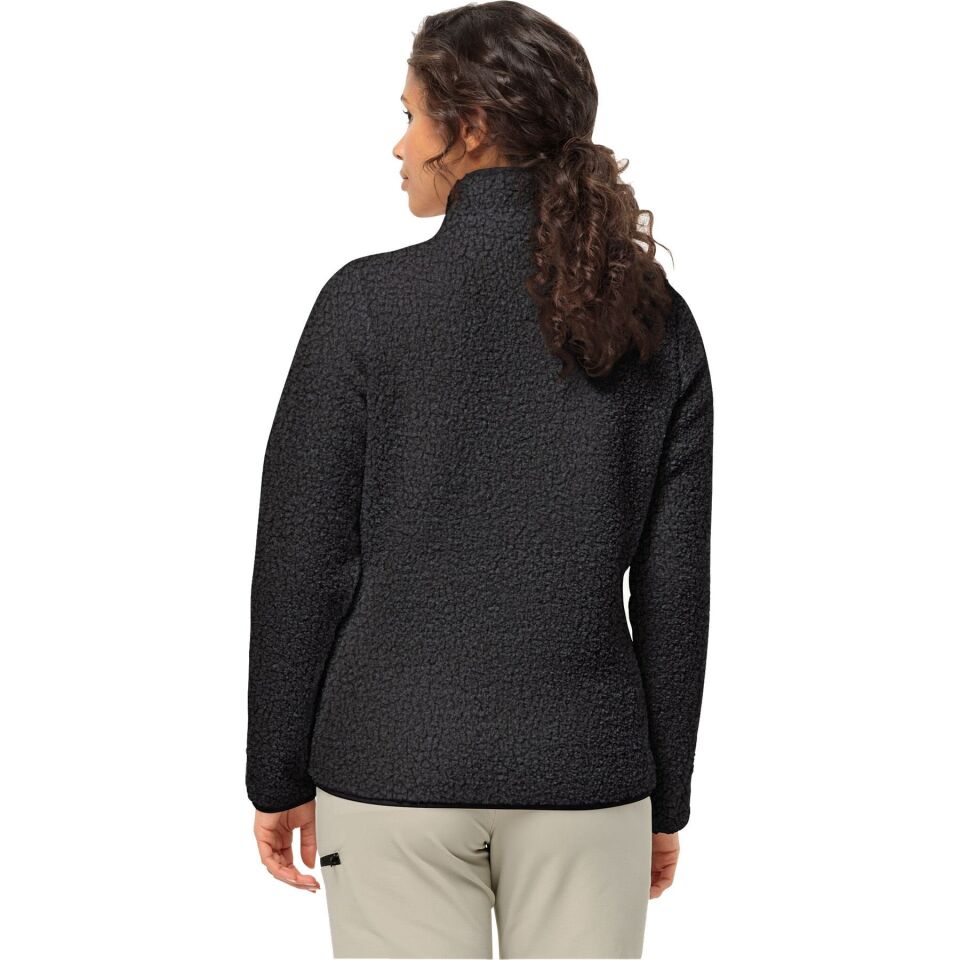 Jack Wolfskin High Curl Kadın Polar Siyah - M