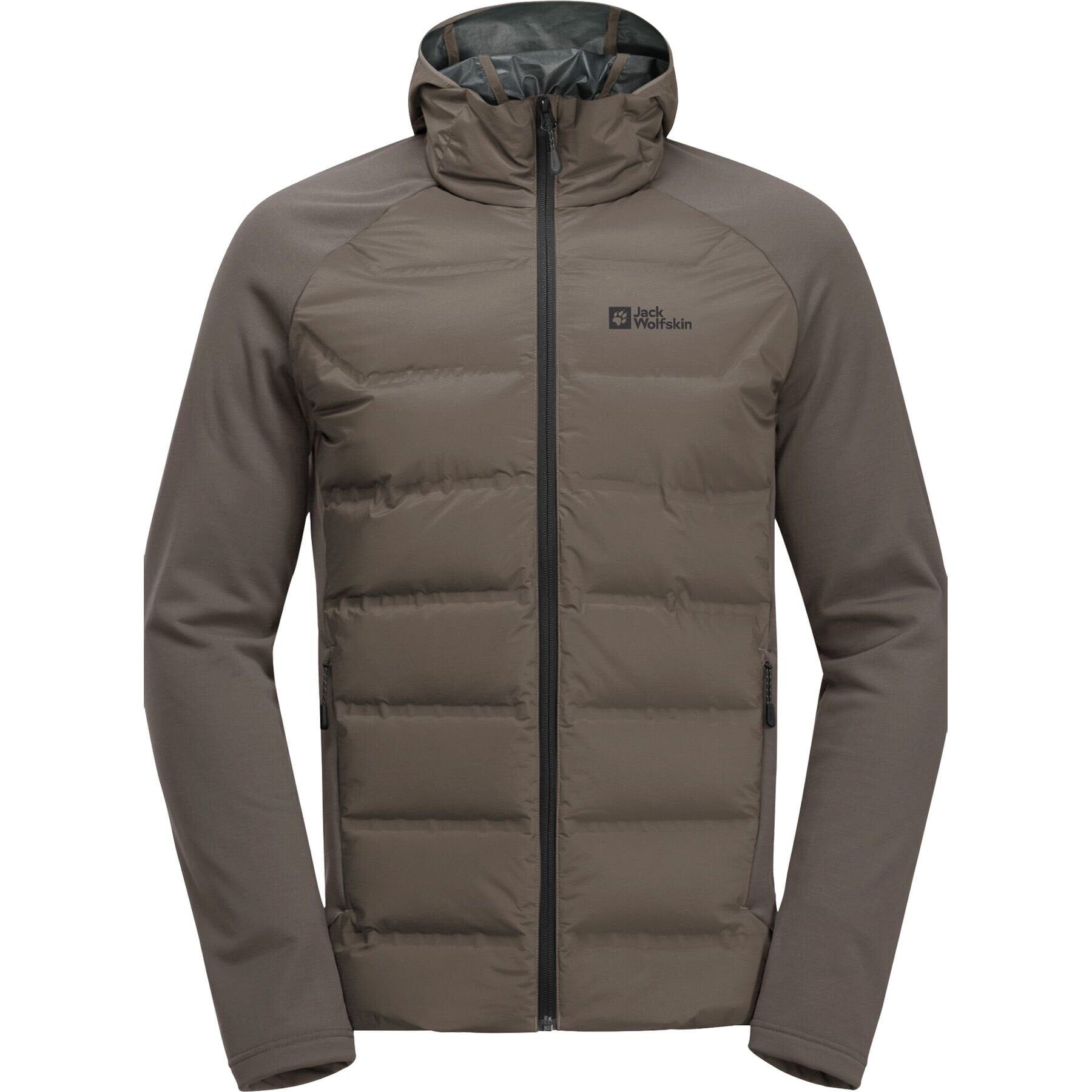 Jack Wolfskin Tasman Down Hybrid Erkek Ceket Kahverengi - XL