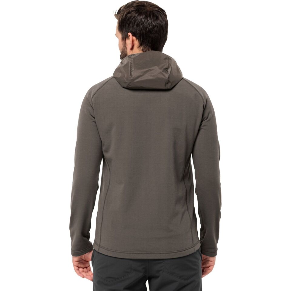 Jack Wolfskin Tasman Down Hybrid Erkek Ceket Kahverengi - XL