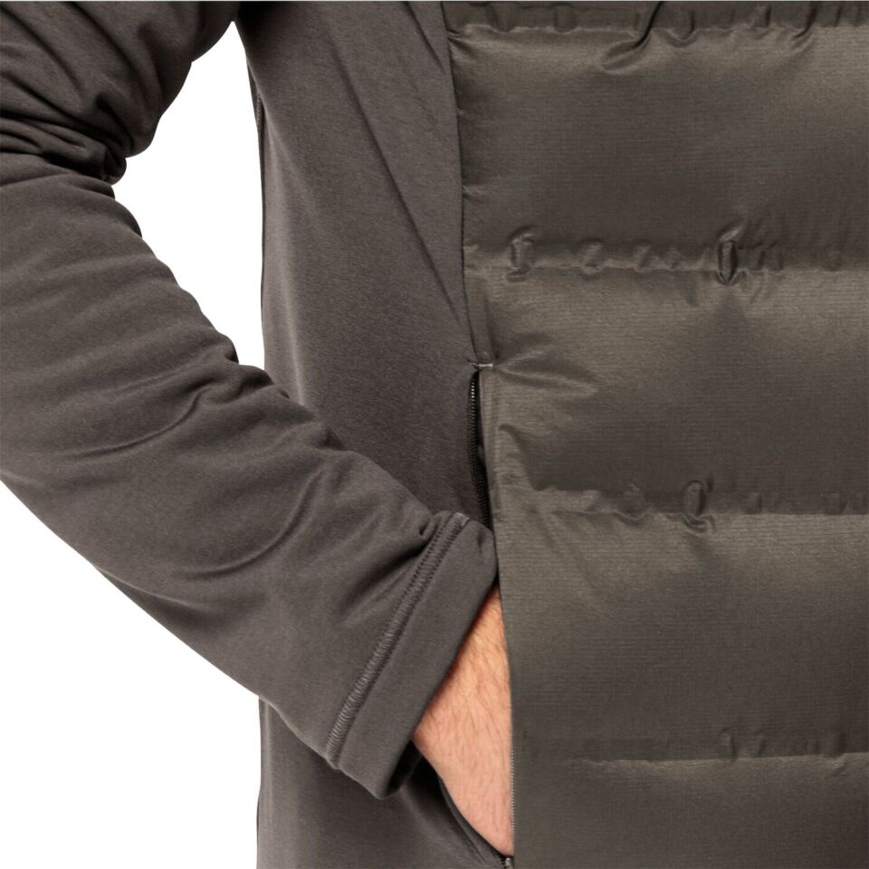 Jack Wolfskin Tasman Down Hybrid Erkek Ceket Kahverengi - XL