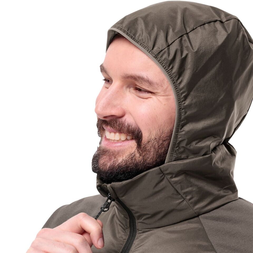 Jack Wolfskin Tasman Down Hybrid Erkek Ceket Kahverengi - XL