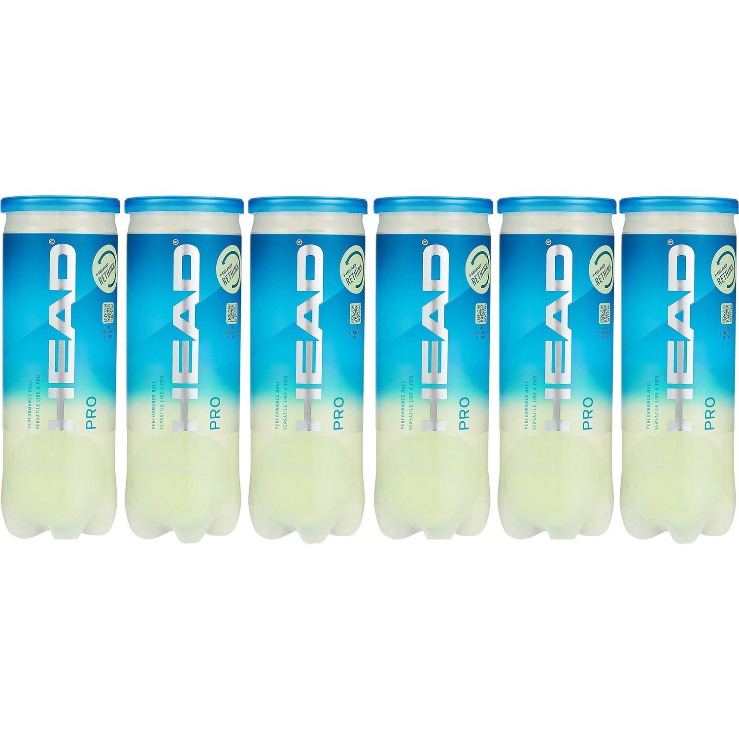 Head Pro 3'lü Tenis Topu - 6 Tüp
