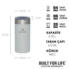 Stanley The AeroLight Transit 0,35L Termos Bardak Gri - 0,35 Litre