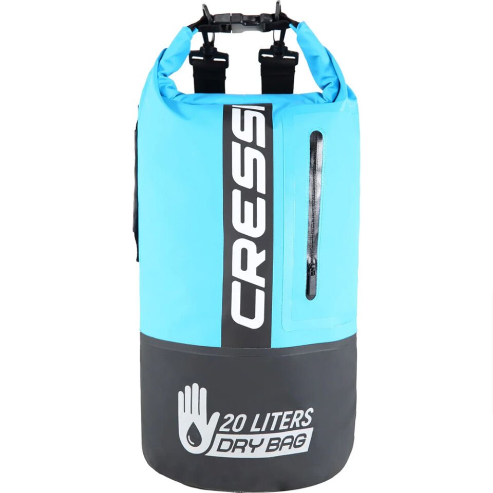 Cressi Premium Dry Bag BLACK - AZURE - 20L