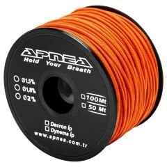 Apnea Dyneema İp 1.50mm 50m Turuncu