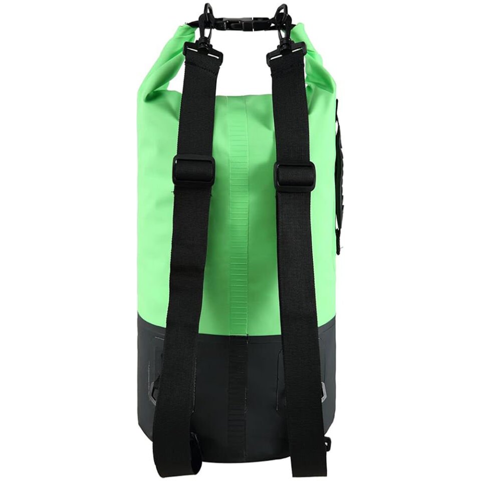 Cressi Premium Dry Bag BLACK - FLUO GREEN - 20L