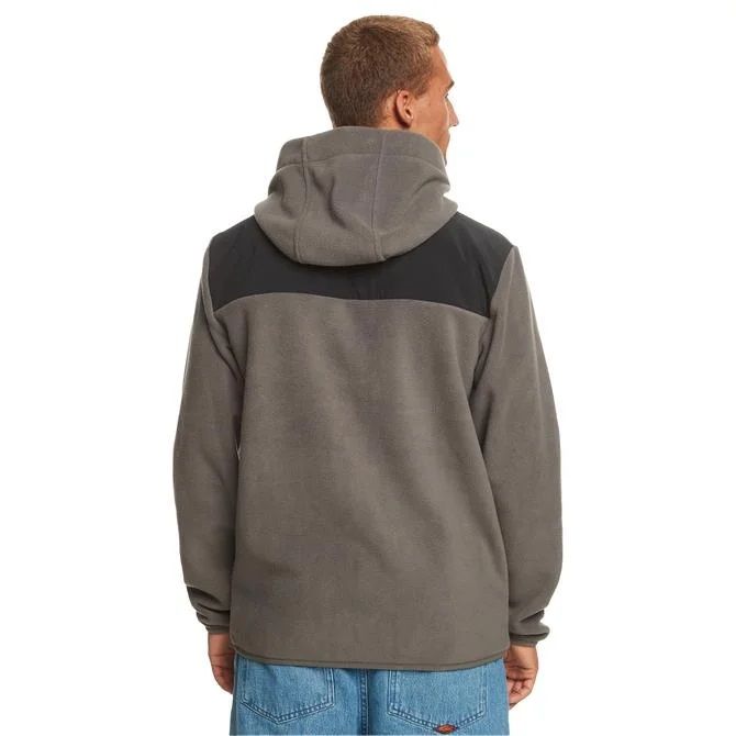 Quiksilver FZ Polar Hood Iron Gate Erkek Polar