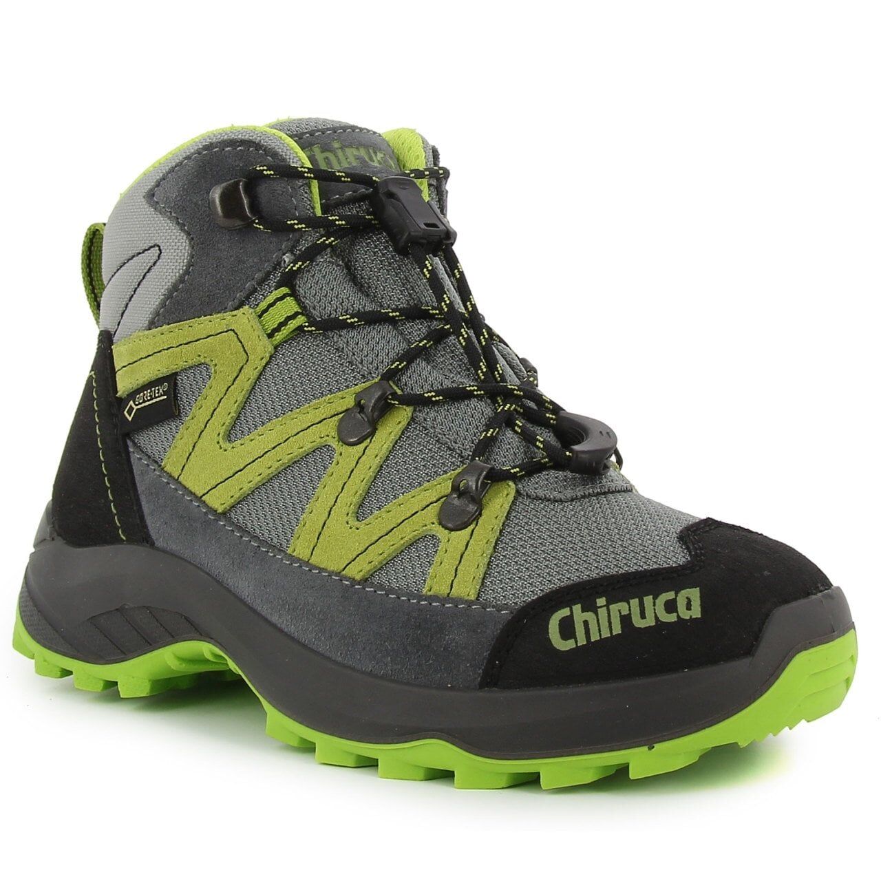 Chiruca Troll 01 Gore-Tex® Cordura® Çocuk&Genç Bot Gri-Yeşil - 36
