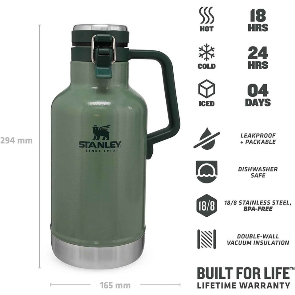 Stanley Classic Easy-Pour Growler 1,9 Litre Termos