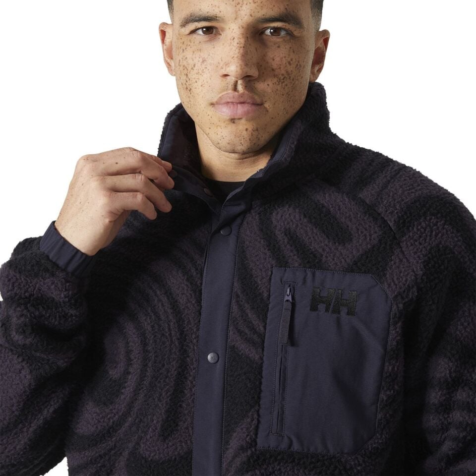 Helly Hansen Panorama Printed Pile Snap Erkek Polar