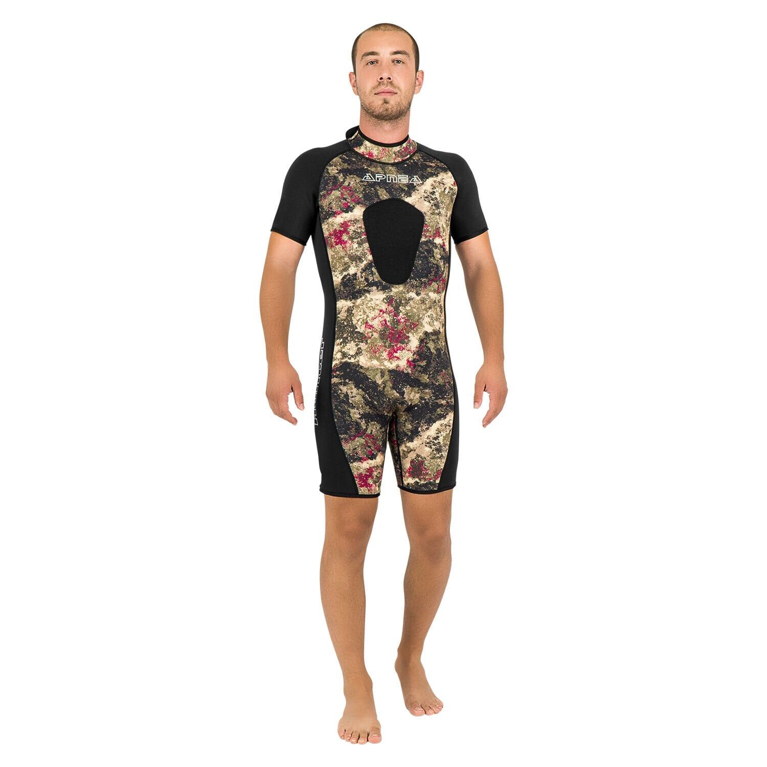 Apnea Hunter Avcı 3mm Shorty Kamuflaj 2XL