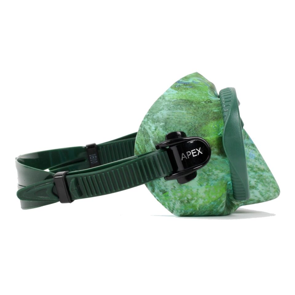 Apnea Apex Yeşil Kamuflaj Maske Şnorkel Seti