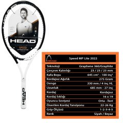 Head Speed MP Lite 2022 Kordajsız Tenis Raketi Karışık - L2 | Head