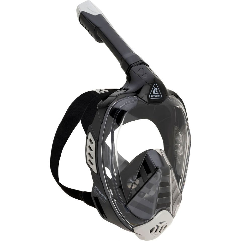 Cressi Bali Tam Yüz Maske BLACK / GREY - L/XL