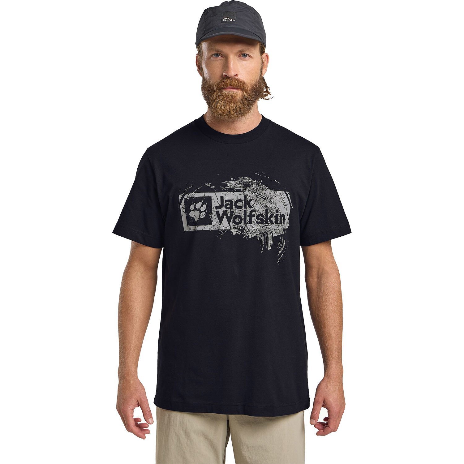 Jack Wolfskin Brand Tee Erkek T-Shirt