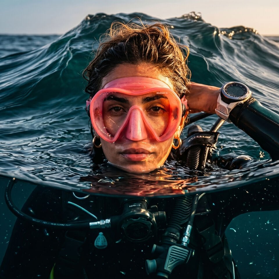 Beuchat Maxlux S Maske Mandarin