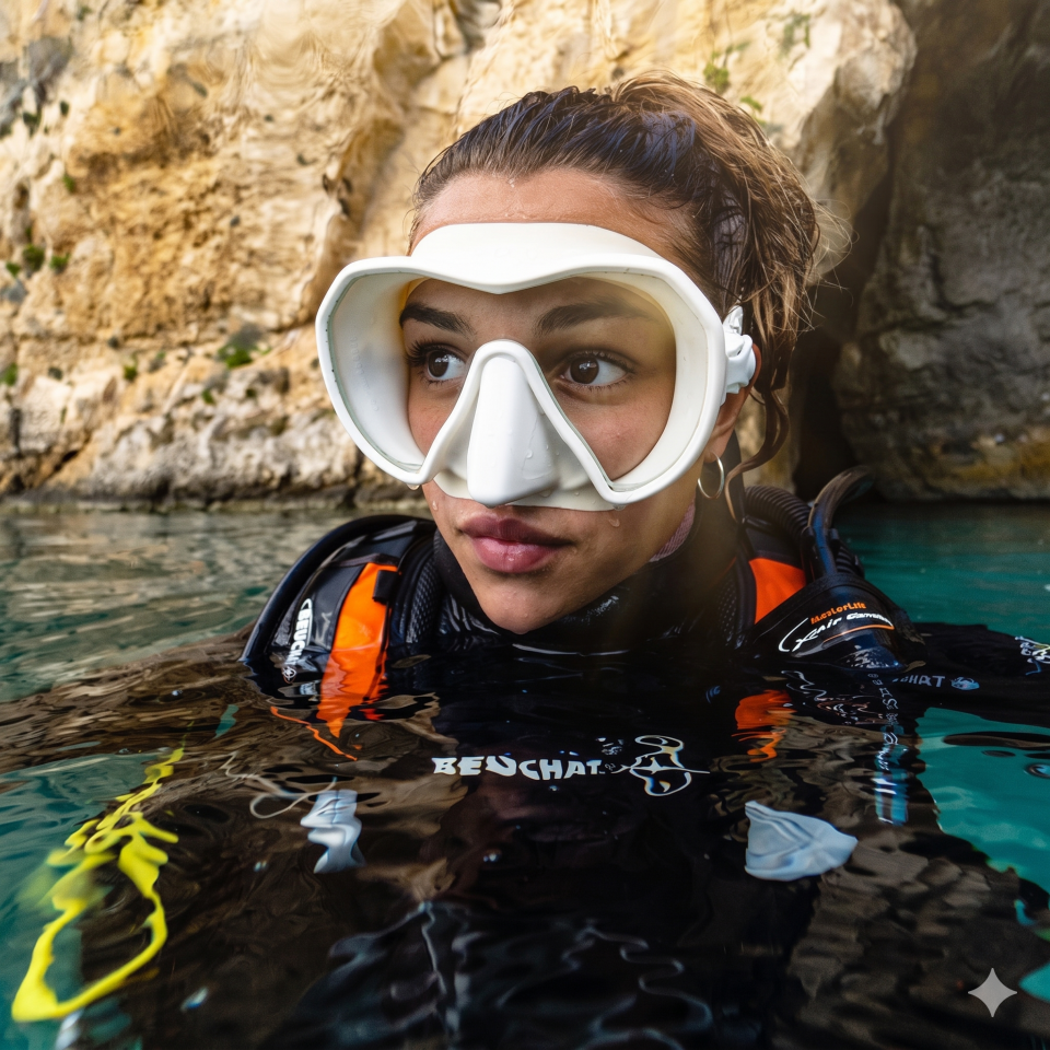 Beuchat Maxlux S Maske Mandarin