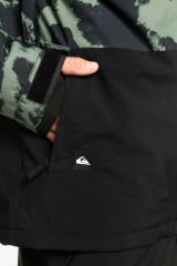 Quiksilver Mission Erkek Ceket Gri-Yeşil - S