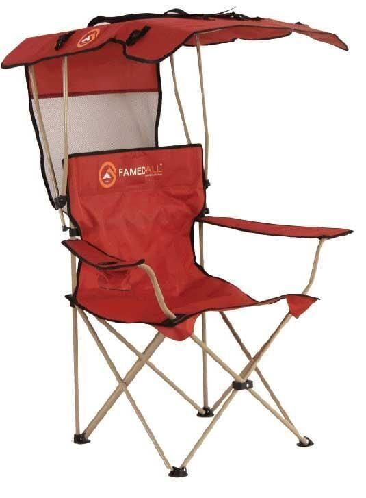 Famedall Mungut Gölgelikli Katlanır Kamp Sandalyesi