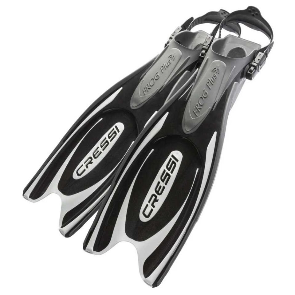 Cressi Frog Plus Dalış Paleti BLACK-SILVER - NO:38-41