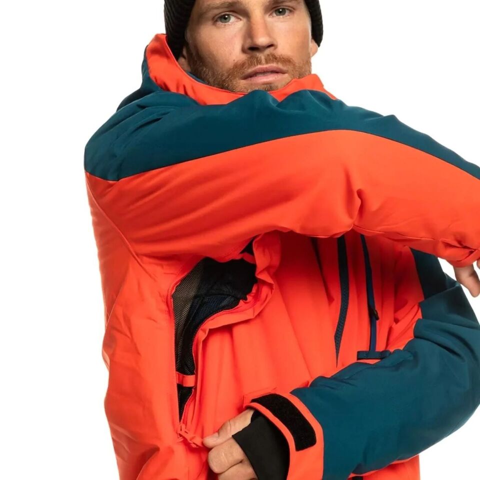 Quiksilver Mission Erkek Ceket turuncu-petrol - XL