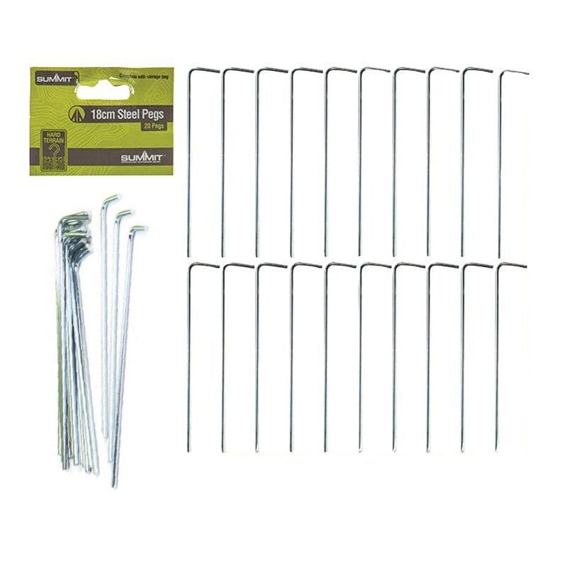 Summit 18cm Çelik Çadır Kazığı 20'li Paket
