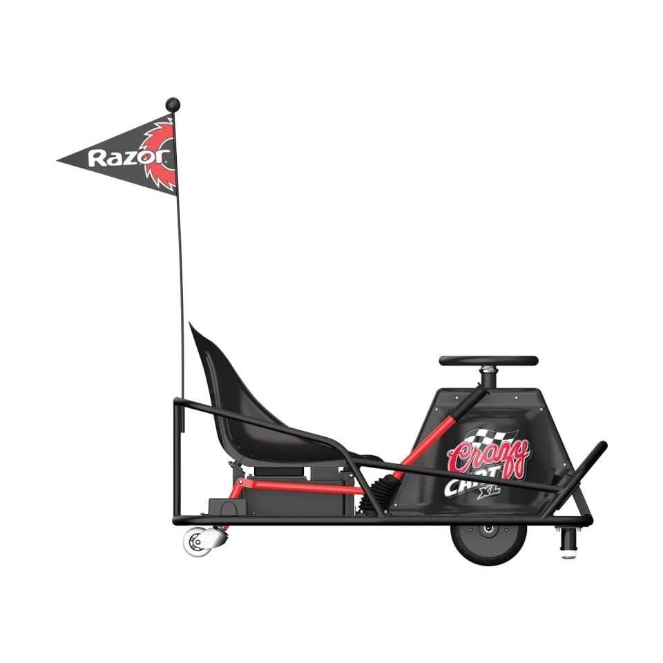 Razor Crazy Cart XL Elektrikli Drift Arabası Siyah