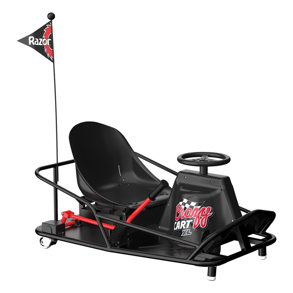 Razor Crazy Cart XL Elektrikli Drift Arabası Siyah