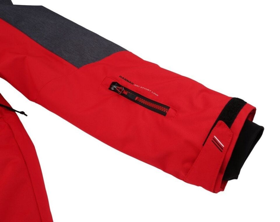 Hannah Jabber Erkek Kayak Montu XL - Kırmızı-Siyah